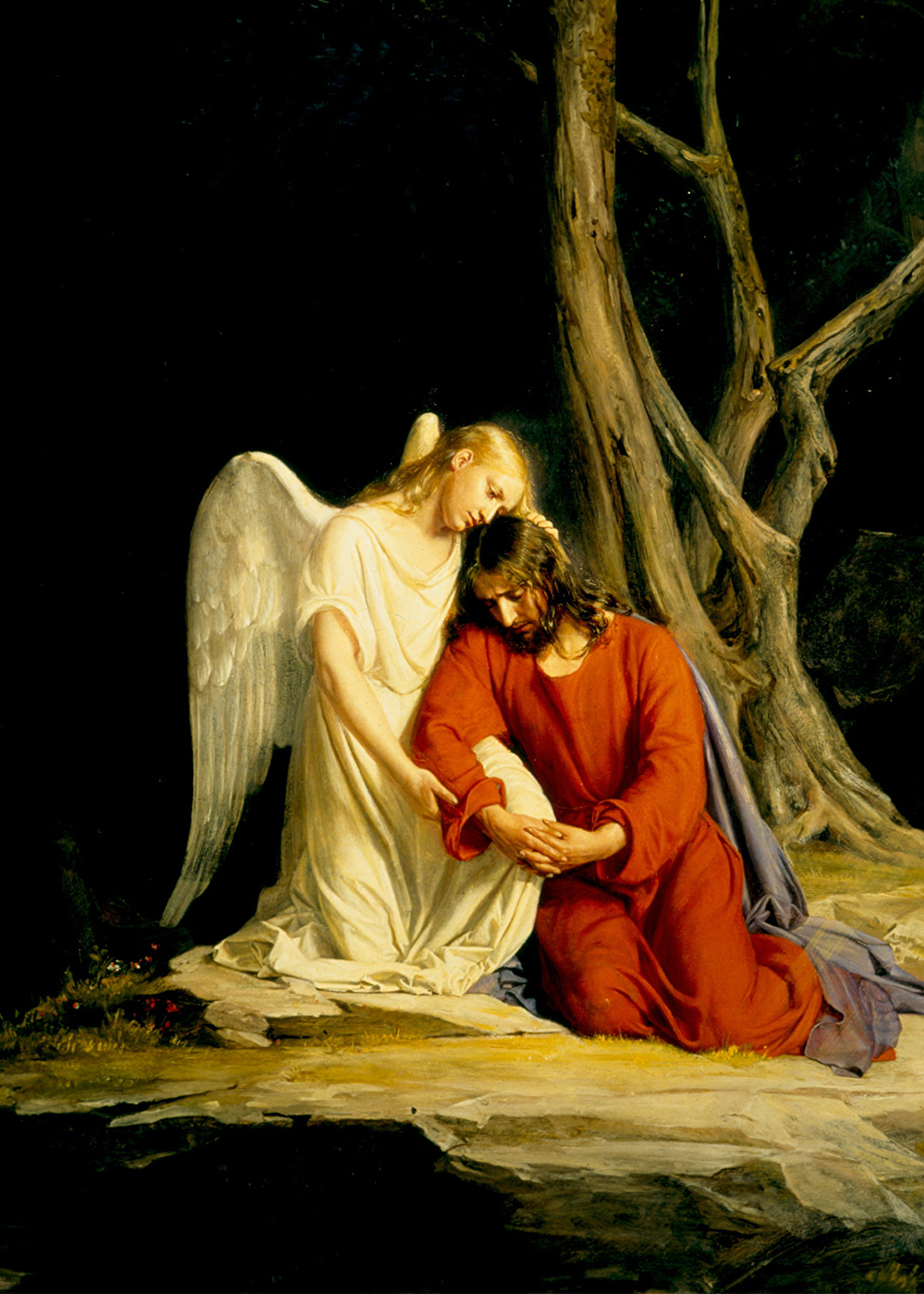 Carl Heinrich Bloch《客西马尼园》(c.1880)